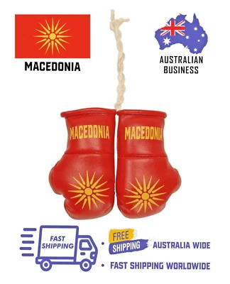 MACEDONIA BANDERA ANTIGUA / MACEDONIA BANDERA ANTIGUA Mini Guantes Adorno Coche Guantes Colgantes Foto 1 de 4