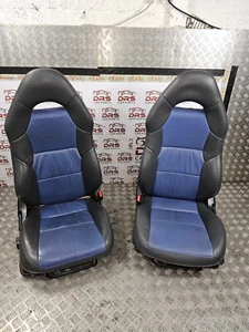 TOYOTA CELICA (BLUE EDITION) LEATHER SEATS INTERIOR SET + PANELS Mk7 GEN7 99 -06 - Picture 1 of 21