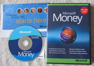 Microsoft Money 2005 - Personal Finance Software - Excellent - Photo 1/6