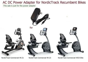 AC Adapter Power Supply for NordicTrack Recumbent Exercise Bikes - Picture 1 of 5