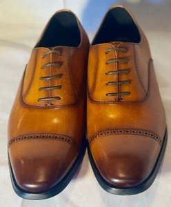 ALIPASINM Size 10 Men's Genuine Leather Oxford Formal Comfortable Dress Shoe  - Picture 1 of 8