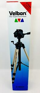 Velbon Heavy Duty TRIPOD Deluxe S-6000, Use w/ PHOTO & VIDEO Cameras, Large Size