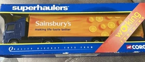 Corgi Superhaulers TY86616 Scania Skeletal Trailer & Load Sainsburys 1:64 + Box - Picture 1 of 11