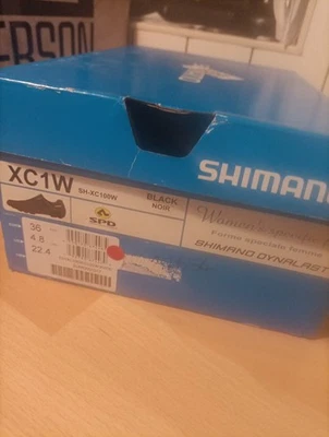 Shimano  XC1W Cycling Shoe 36 Dynalast SPD Hook & Loop Black  - Image 1 of 4