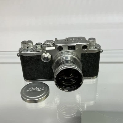 CÁMARA DRP de colección LEICA Ernst Leitz Wetzlar Alemania Summitar f=5 cm 1:2 lente y tapa Foto 1 de 4