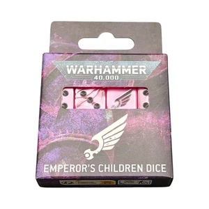 Emperor's Children Dice Set Sealed Warhammer 40K 16x D6 Box 2025 - Picture 1 of 7