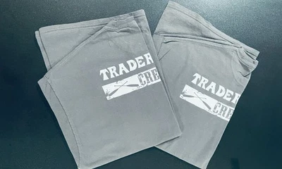 Camisa Uniforme Trader Joe’s Crew De Colección - Bates de Béisbol Cruzados Gris Sólido 2XL Foto 1 de 4