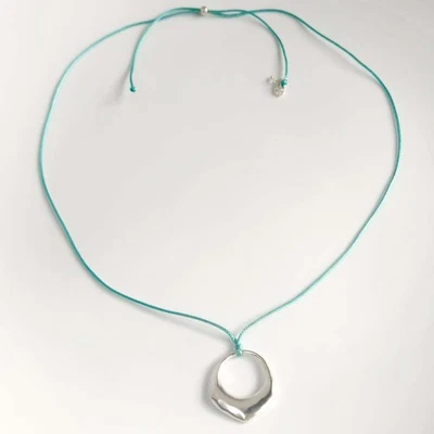 Lucky Brand Geometric Pendant Necklace Chic Women Party Vacation Jewelry Gift - Image 1 of 4