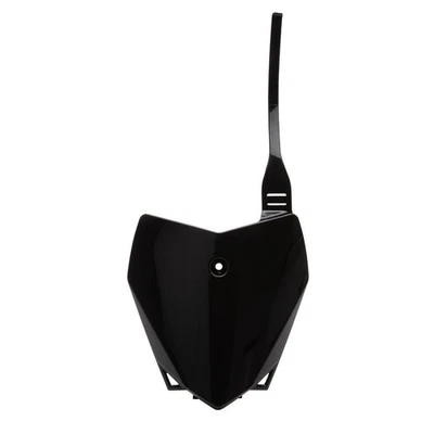 Placa de matrícula delantera Acerbis negra para Kawasaki KLX110R L 2021-2026 Foto 1 de 2