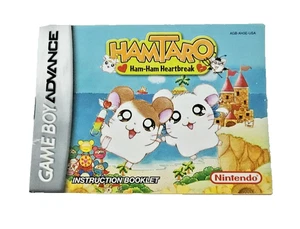 HamTaro Ham-Ham Heartbreak Nintendo Game Boy Advance libretto istruzioni - Foto 1 di 2