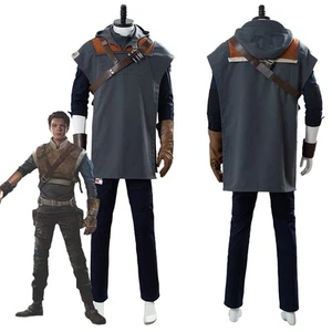 Jedi: Fallen Order Cal Kestis Costume Cosplay Outfit Uniform Halloween Suit - Picture 1 of 12