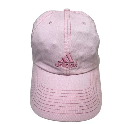 Adidas Climalite Pink Baseball Cap Hat Adjustable Buckle Strap Womens OSFA - Image 1 of 4