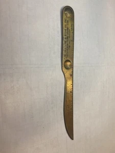 1930’s Metal Letter Opener - Pine Hill Lime & Stone Co. Inc. - Pine Hill, Ky. - Picture 1 of 6