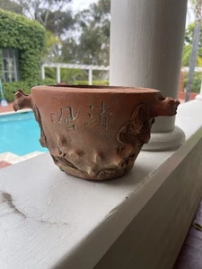 ANTIKE VINTAGE TERRAKOTTA ASIATISCHE BONSAI TOPF WIE GEFUNDEN YIXING OFEN? - Bild 1 von 16