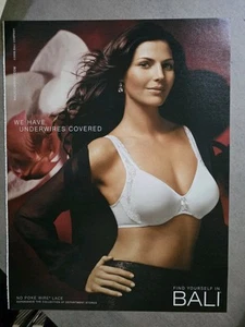 2006 Womens Bali No Poke Wire Lace Bra vintage fashion ad - Imagen 1 de 1