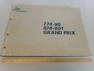 catalogo parti ricambio originale trattore Lamborghini 1989 774 884 grand prix - Immagine 1 di 4