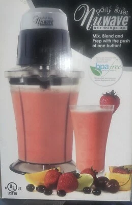 Mezclador de fiesta Nuwave 22191 mezcla de bebidas preparación batidos salsas postres y más nuevo en stock Foto 1 de 4