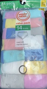 Pack de 14 calzoncillos Wonder Nation para niñas talla 12 - Imagen 1 de 4