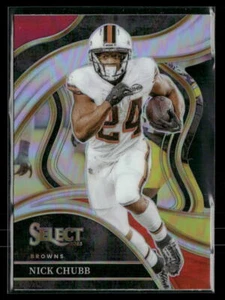 2023 Select #229 Nick Chubb Club Level Green Yellow Die Cut Prizm - Browns - Picture 1 of 2