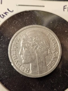 1947 1 Franc (France) (Aluminum) - Picture 1 of 2