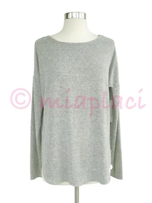 NWT Sweet Romeo Thumbhole Sweater #SR9176Y Heather Grey Small Foto 1 de 4