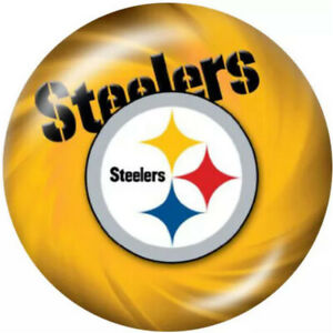 Snap Jewelry Pittsburgh Steelers Glass 18-20mm Fits Ginger Charms Accessories