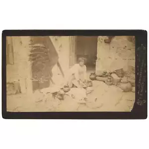 F E North / Tortillera No 230 Cabinet Card 1880 - Foto 1 di 1