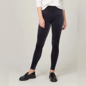 Spanx Velvet Leggings Navy Size Extra Small - Picture 1 of 8