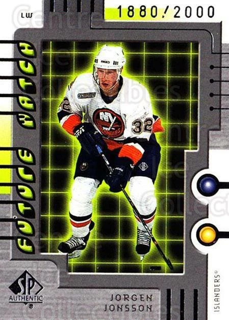 1999-00 SP Authentic #109 Jorgen Jonsson - Image 1 of 1