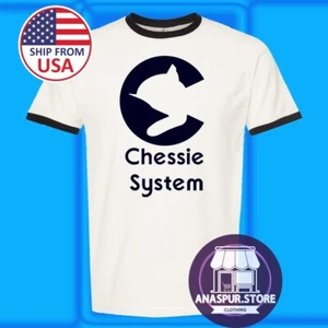 Chessie System Cat Railroad Train Men's Ringer Black Size S-3XL - Imagen 1 de 1