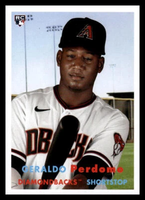 2021 Topps Archives Geraldo Perdomo #51 1957 Topps Design RC Diamondbacks - Image 1 of 2