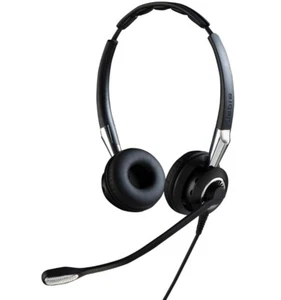 Lekko używane słuchawki Jabra BiZ 2400 Duo USB czarne z pałąkiem na głowę - Zdjęcie 1 z 2