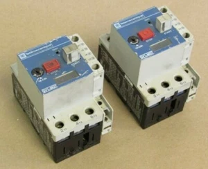 2 PCS TELEMECANIQUE MOTOR STARTER GV1-M07 1.6-2.5A GV1-A01 - Picture 1 of 6