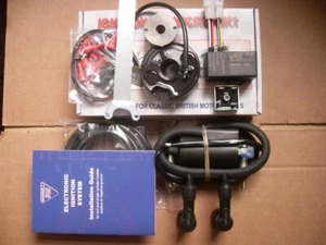 BSA, TRIUMPH, NORTON TWINS Y UN SOLO CILINDRO NUEVO KIT DE ENCENDIDO ELECTRÓNICO - Imagen 1 de 1