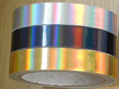 Holograpic Aro Cinta Iridiscente Arco Iris-Auto Adhesivo - 20mm X 10m-Señuelos • 7.73€