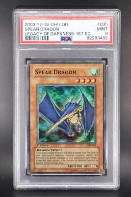 Spear Dragon PSA 9! MINT LOD-035 Legacy of Darkness-1st Edition - Image 1 of 2