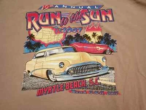 19th Annual Run To The Sun Myrtle Beach, S.C 2007 T Shirt Retro, Xxxl - Picture 1 of 3