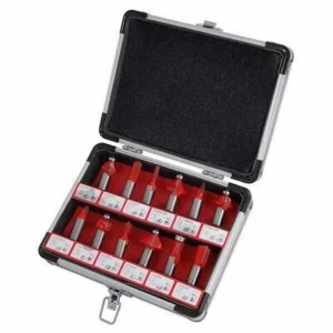 Neilsen CT0505 Router Bit Set - 12 Piece 1/2 Shank - Picture 1 of 2