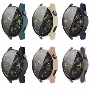 Hülle mit Hartglas für Huawei GT3 Smartwatch 42mm 46mm Displayschutzfolie - Bild 1 von 18