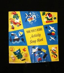 Vintage Young People's Records Activity Song Book- 1949 - Picture 1 of 7
