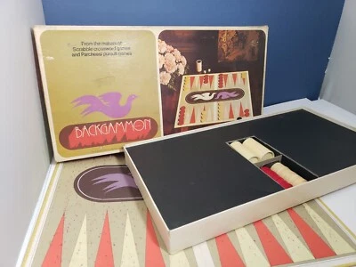 Vintage Backgammon Selchow & Righter 1975 Board Game Complete - Image 1 of 4