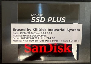 SanDisk SSD Plus 240GB Internal 2.5" (SDSSDA-240G) SSD - Picture 1 of 2