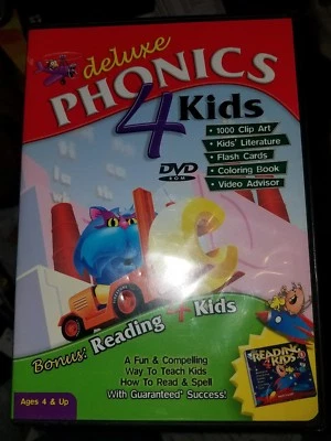 Deluxe Phonics 4 Kids (PC DVD-ROM) [New and Sealed]  - Image 1 of 2
