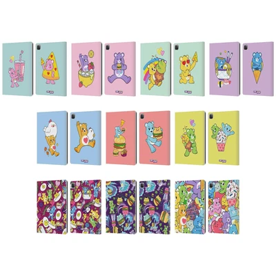 CUSTODIA PORTAFOGLIO LIBRO UFFICIALE CARE BEARS DOLCE E SALATA IN PELLE PER APPLE iPAD
