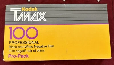 Kodak TMAX 100 Pro Pack Black & White Negative Film ISO 100 TMX 120 01/2002 (L) - Image 1 of 4