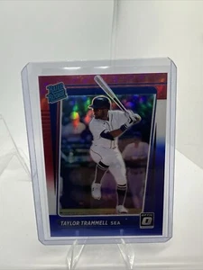 2021 Donruss Optic Taylor Trammell Red White Blue Prizm Rated Rookie RC. G - Picture 1 of 3