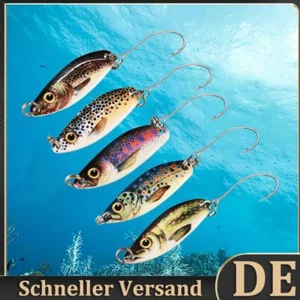 5pcs Fishing Lures 3g 5g Spoon Bait for River Stream Freshwater Bass Pike Trout - Bild 1 von 17