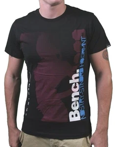 Bench Mens Black Hot Crowd Industry Standard High Quality T-Shirt NWT - Picture 1 of 4