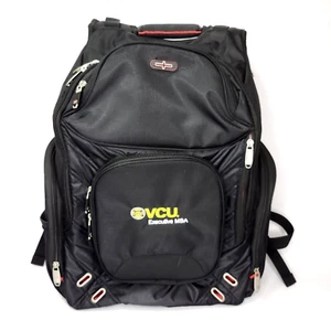 Leeds Elleven Backpack Branded VCU Executive MBA Black Padded Multi-Pocket - Picture 1 of 15