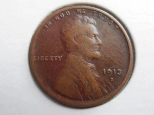 1913 D Lincoln Cent (13DRD3) - Picture 1 of 4